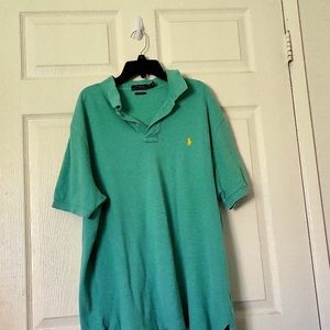 Ralph Lauren lime green polo shirt size xl